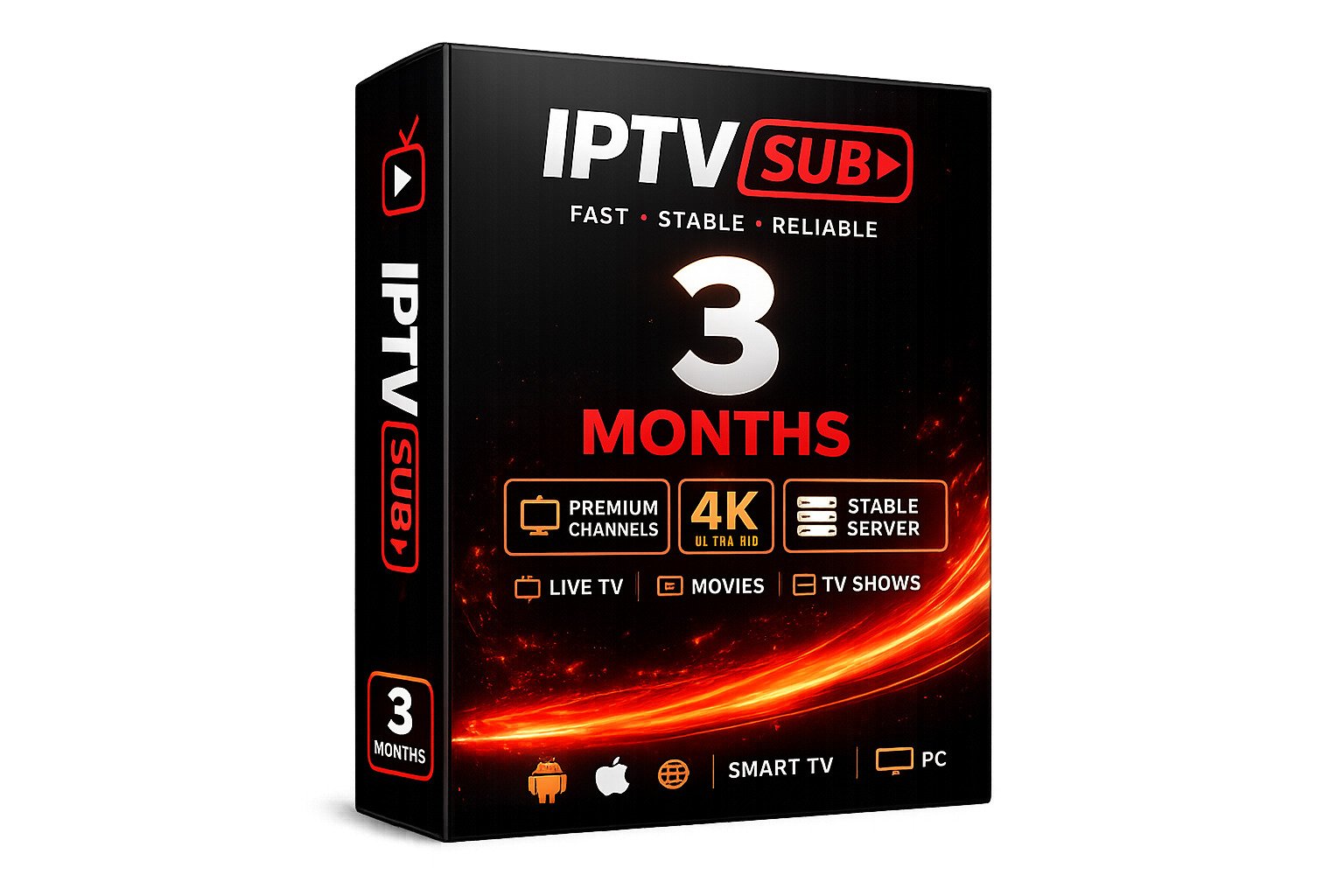 IPTV Sub 3-Month Plan - $34.99 Best Value