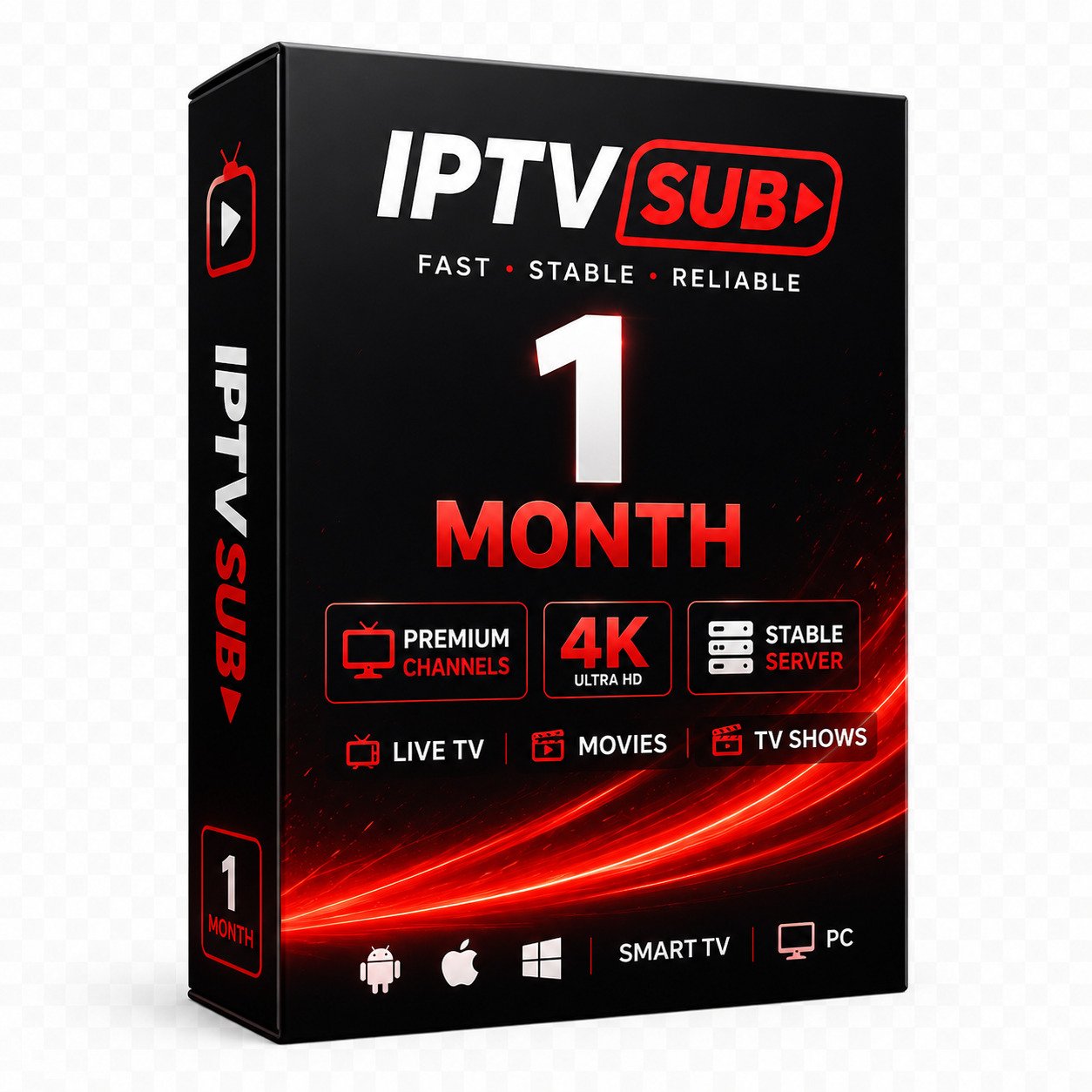 IPTV Sub Monthly Plan - $14.99/month